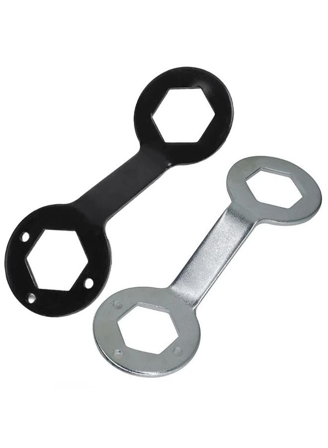 مفتاح غسالة بنهايتين أسود طويل الأكمام 36-38 مم، أداة يدوية لفك صامولة الغسالة الداخلية وإزالة البراغي - Image 3