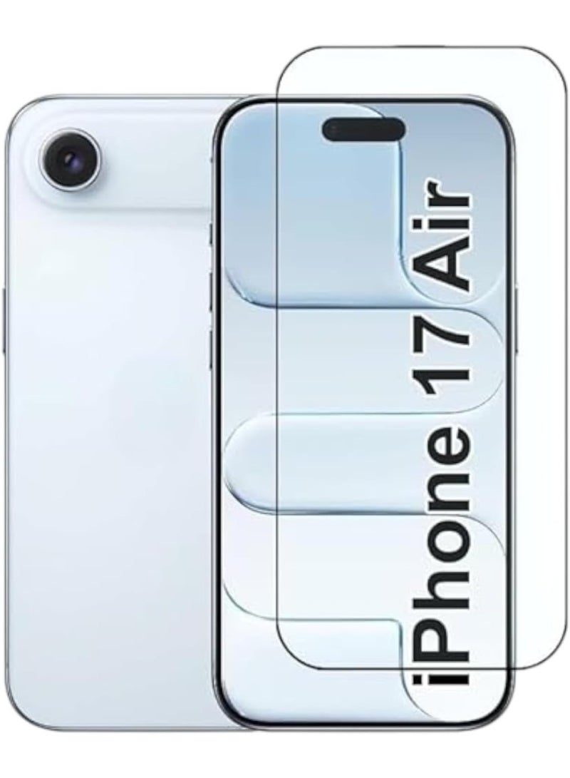 Tempered Glass Screen Protector For iphone 17 Air – HD, 9H Hardness, Dust Resistant, Anti Scratch, Bubble-Free, Anti-Scratch, Easy Installation. - Image 1