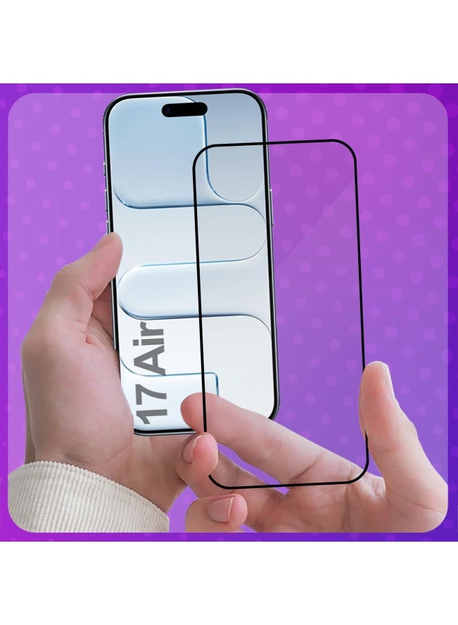 Tempered Glass Screen Protector For iphone 17 Air – HD, 9H Hardness, Dust Resistant, Anti Scratch, Bubble-Free, Anti-Scratch, Easy Installation. - Image 2