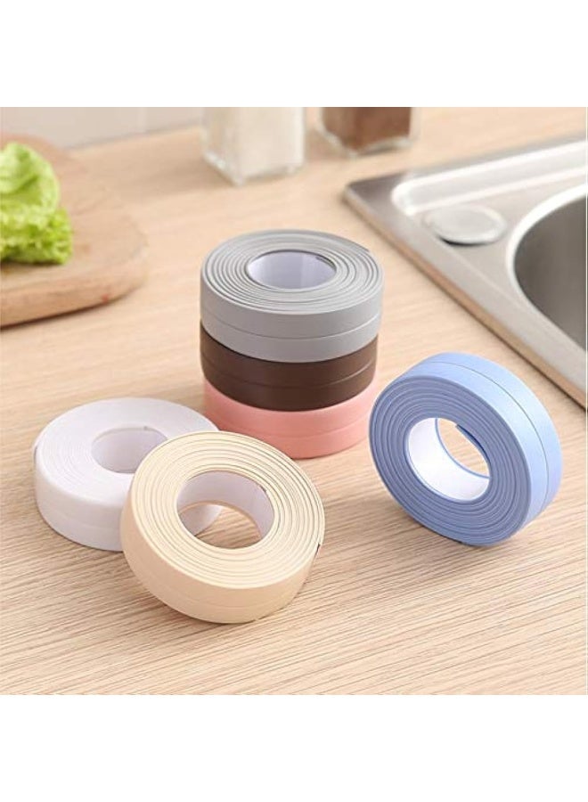 Caulk Strip 3.2m Self Adhesive Sticker Kitchen Bathroom Shower Sink Bath Sealing Strip Tape Caulk Strip Waterproof Anti Moisture Sticker - Image 1