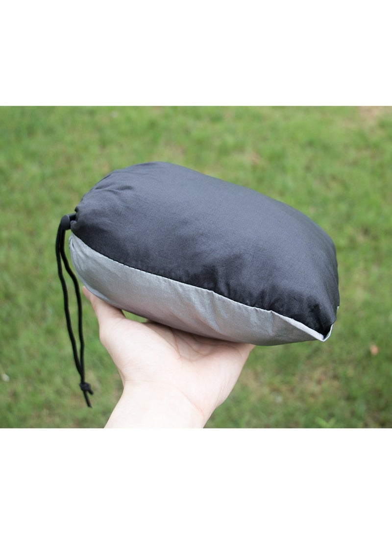 أرجوحة مزدوجة مع أحزمة الأشجار والمشابك – نايلون 210T، مقاس 270×140 سم، خفيفة الوزن ومثالية للتخييم والسفر - Image 4