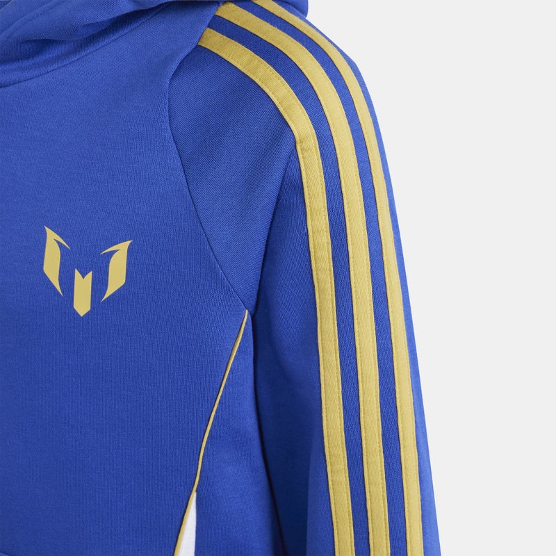 Adidas Kids' Pitch 2 Street Messi Hoodie - Image 4