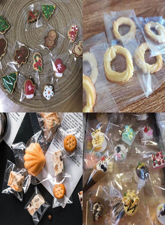 Doutop Tiny Clear Resealable Cellophane Bags 1000pcs 3x5 Self-Sealing Cello Bags 1mil OPP Poly Bags for Jewelry Earrings Candies Bakery Candle Soap Cookie 8 Sizes to Choose from - Image 5