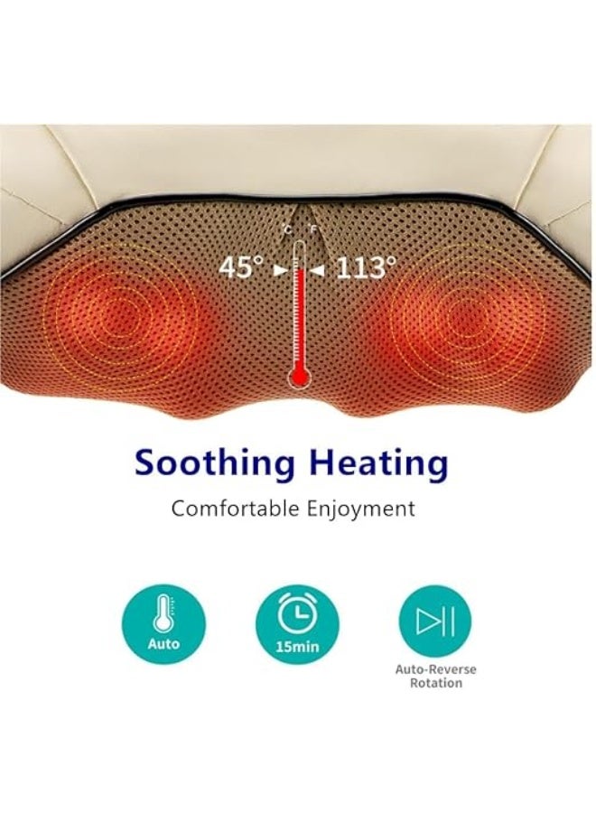 Original Thermal Neck and Shoulder Massager | Deep Shiatsu Massage Relieves Pain and Tension in Minutes – Suitable for Home, Car, and Office - Image 4