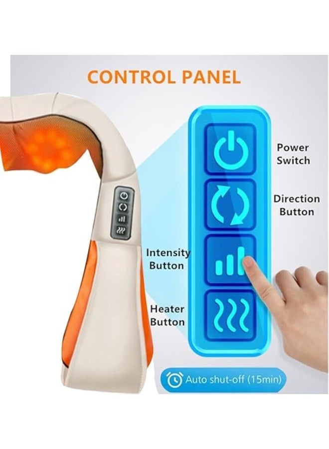 Original Thermal Neck and Shoulder Massager | Deep Shiatsu Massage Relieves Pain and Tension in Minutes – Suitable for Home, Car, and Office - Image 3