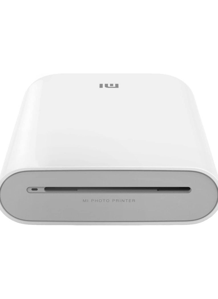 Mi Home Compact 2x3” Portable Photo Printer – White – Easy to Use  Durable  High-Quality Prints – Includes 20 Sheets – Perfect for Instant Small Photos – Latest Model  - Image 5