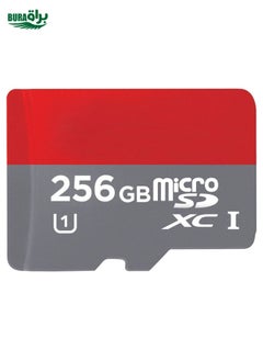 BURAQ 256GB High Speed Class 10 TF/Micro SDHC UHS-1(U1) Memory Card, Write: 15mb/s, Read: 30mb/s  (100% Real Capacity)  - Image 1