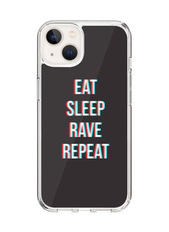 Classic Clear Case for Apple iPhone 15 Hybrid Soft Case Flexible Edges Anti Drop TPU PC Gel Thin Transparent Cover [ Designed for Apple iPhone 15 ] - Rave Routine Full Print