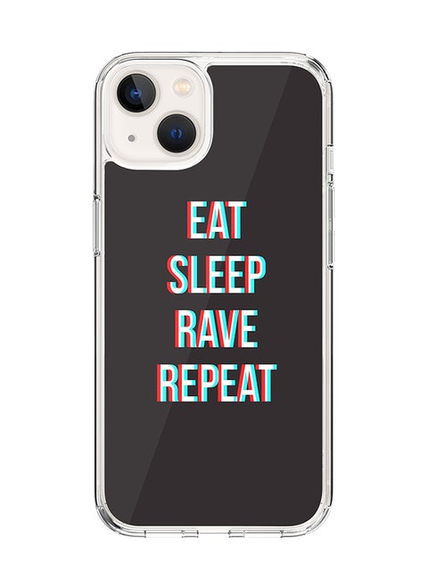 Classic Clear Case for Apple iPhone 15 Hybrid Soft Case Flexible Edges Anti Drop TPU PC Gel Thin Transparent Cover [ Designed for Apple iPhone 15 ] - Rave Routine Full Print