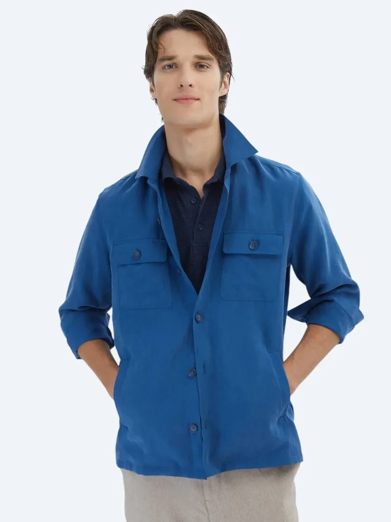 Kip Indigo Overshirt