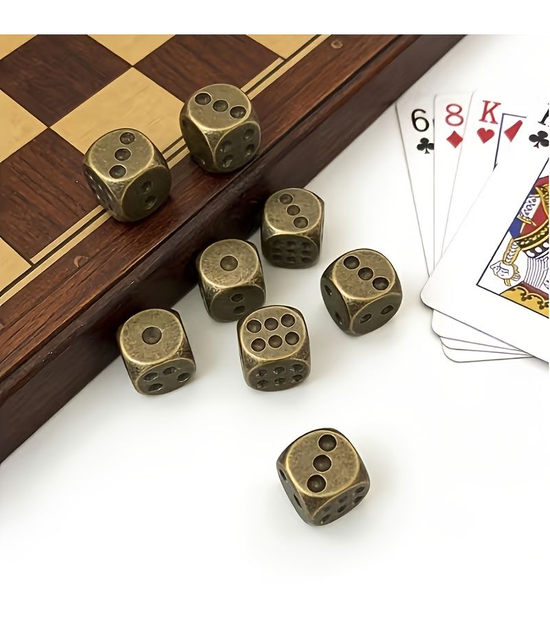 3pcs Vintage Dice Role Playing Tabletop Game Additions Exquisite Set for Party Games - Image 1