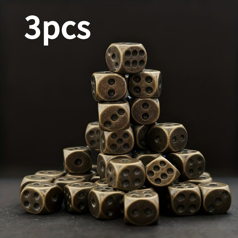 3pcs Vintage Dice Role Playing Tabletop Game Additions Exquisite Set for Party Games - Image 5