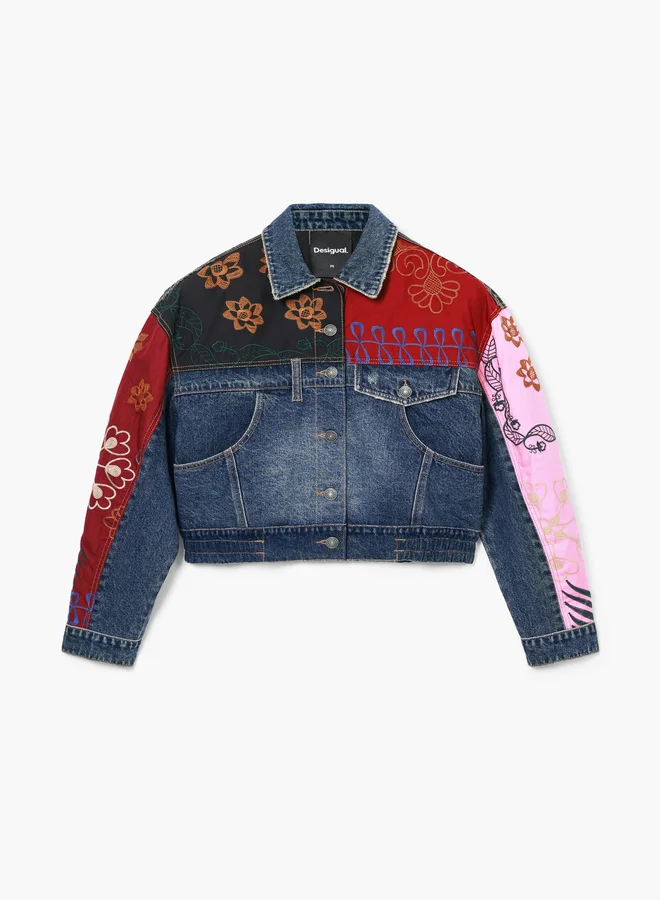 DESIGUAL Woman Denim Trucker Jacket