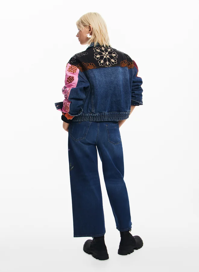 DESIGUAL Woman Denim Trucker Jacket