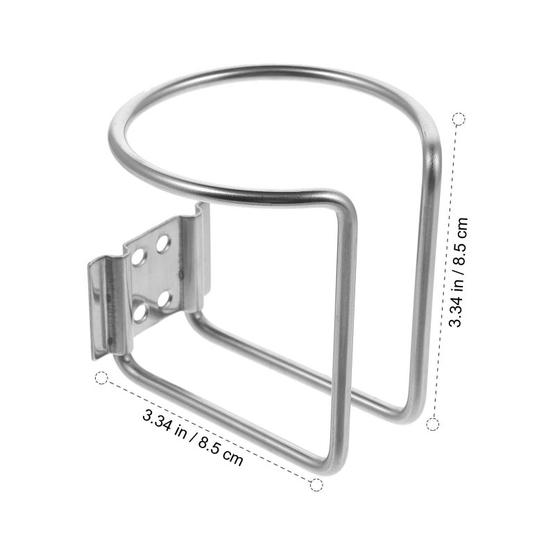 Stainless Steel Car Cup Holder Boat Water Bottle Storage Rack - Image 3