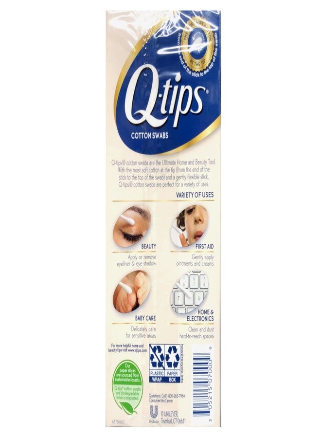 Q-tips Cotton Swabs 170 Count (Pack of 4) Total 680 Swabs - Image 2