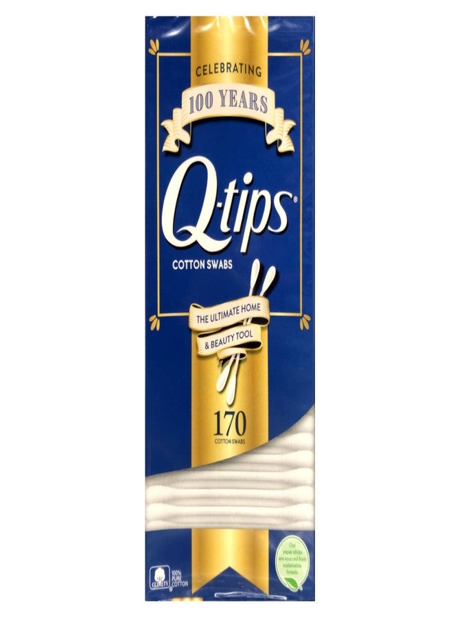 Q-tips Cotton Swabs 170 Count (Pack of 4) Total 680 Swabs - Image 1