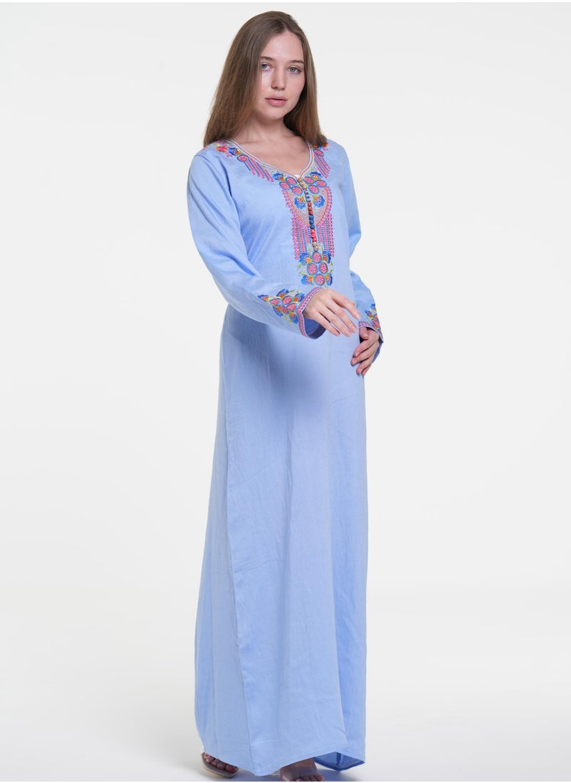 AL BENT AL SHARQIEH women jalabiya , arabian traditional dress  - Image 1