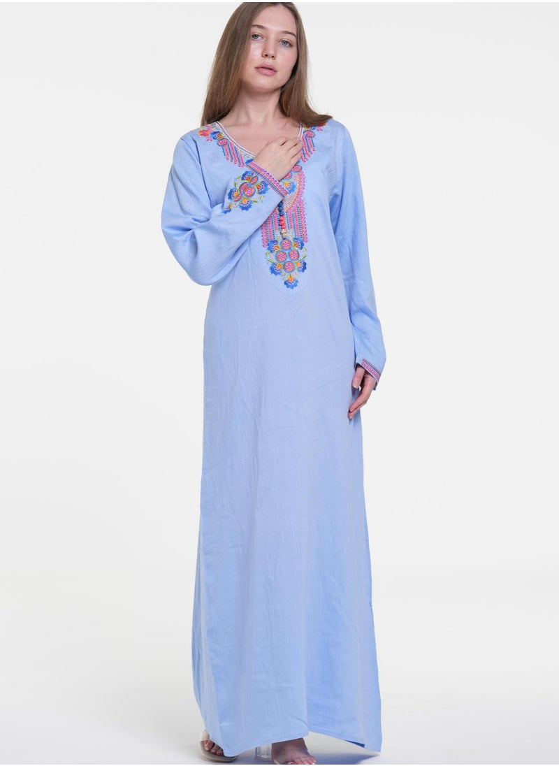 AL BENT AL SHARQIEH women jalabiya , arabian traditional dress  - Image 2