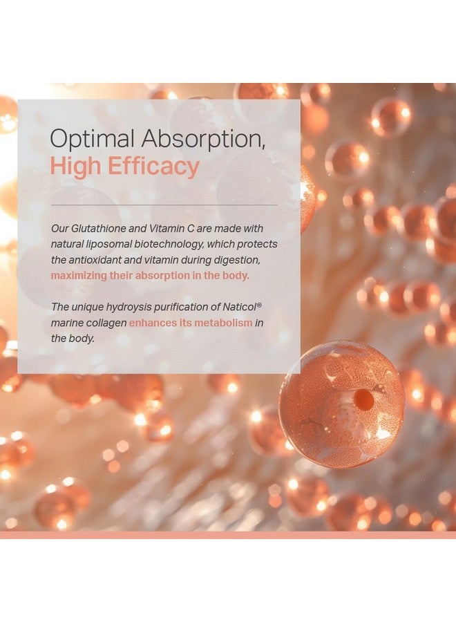 Anew Vita Liposomal Glutathione Supplement with Marine Collagen and Vitamin C - Premium Skin Care Supplement - Enhanced Absorption Formula for Radiant Skin, Detox & Antioxidant Support - 60 Capsules - Image 5