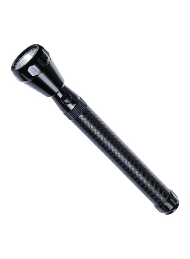 Impex Rechargeable LED Handheld Flashlight Torch Black 438x158x95mm - Image 1