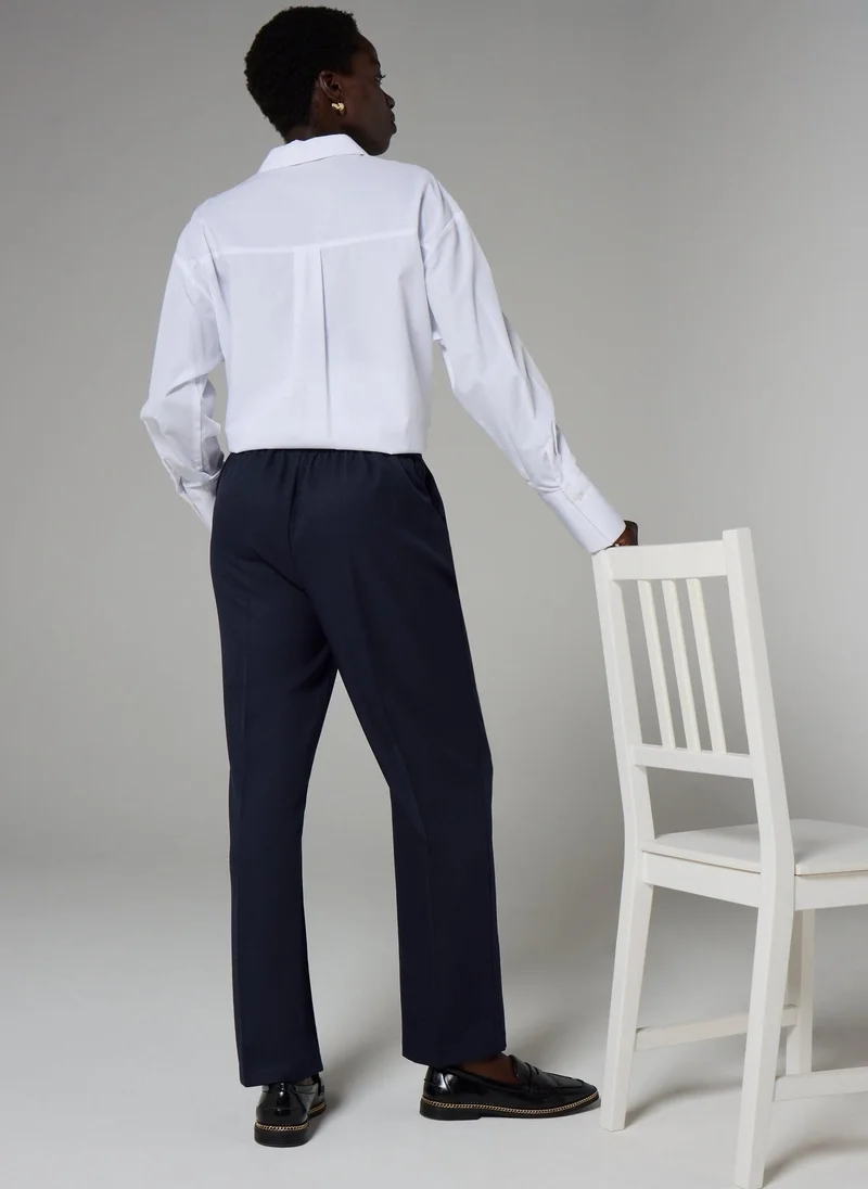 Matalan Navy Et Vous Navy Snaffle Trousers for Women | Best Price UAE