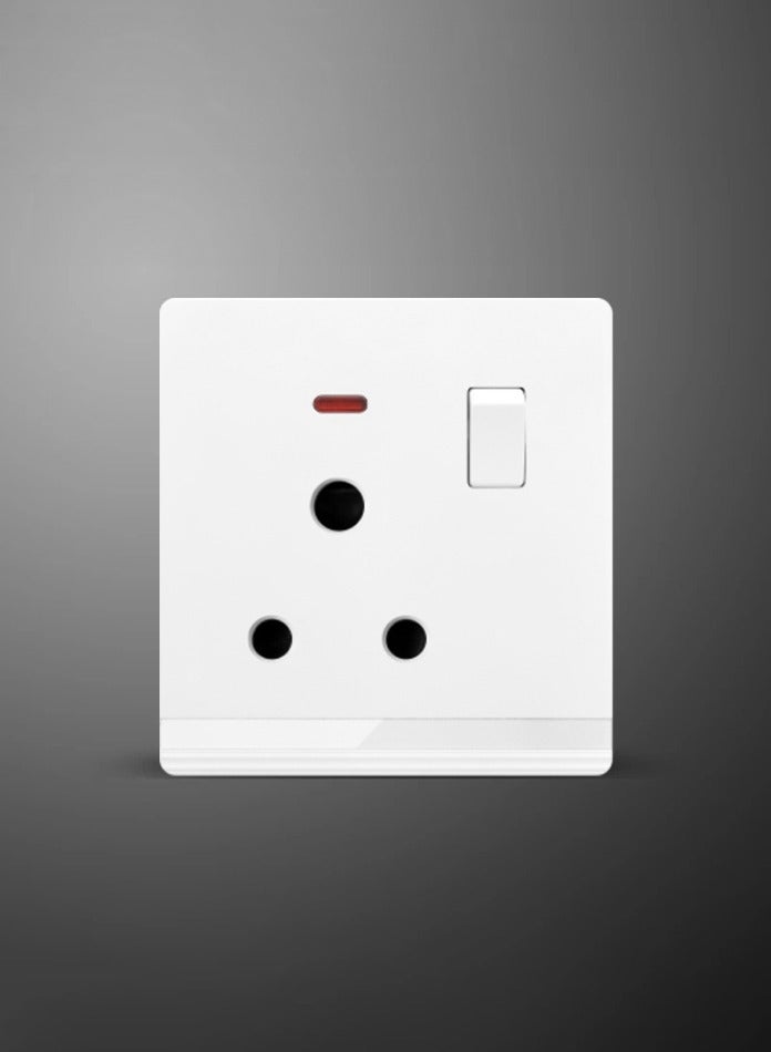 Vmax 15A Universal Wall Socket with Switch High-Quality Power Outlet Durable, Safe & Easy Installation Ideal for Home, Office & Commercial Use (WHITE,BLACK, CHAMPAGNE GOLD) - Image 4