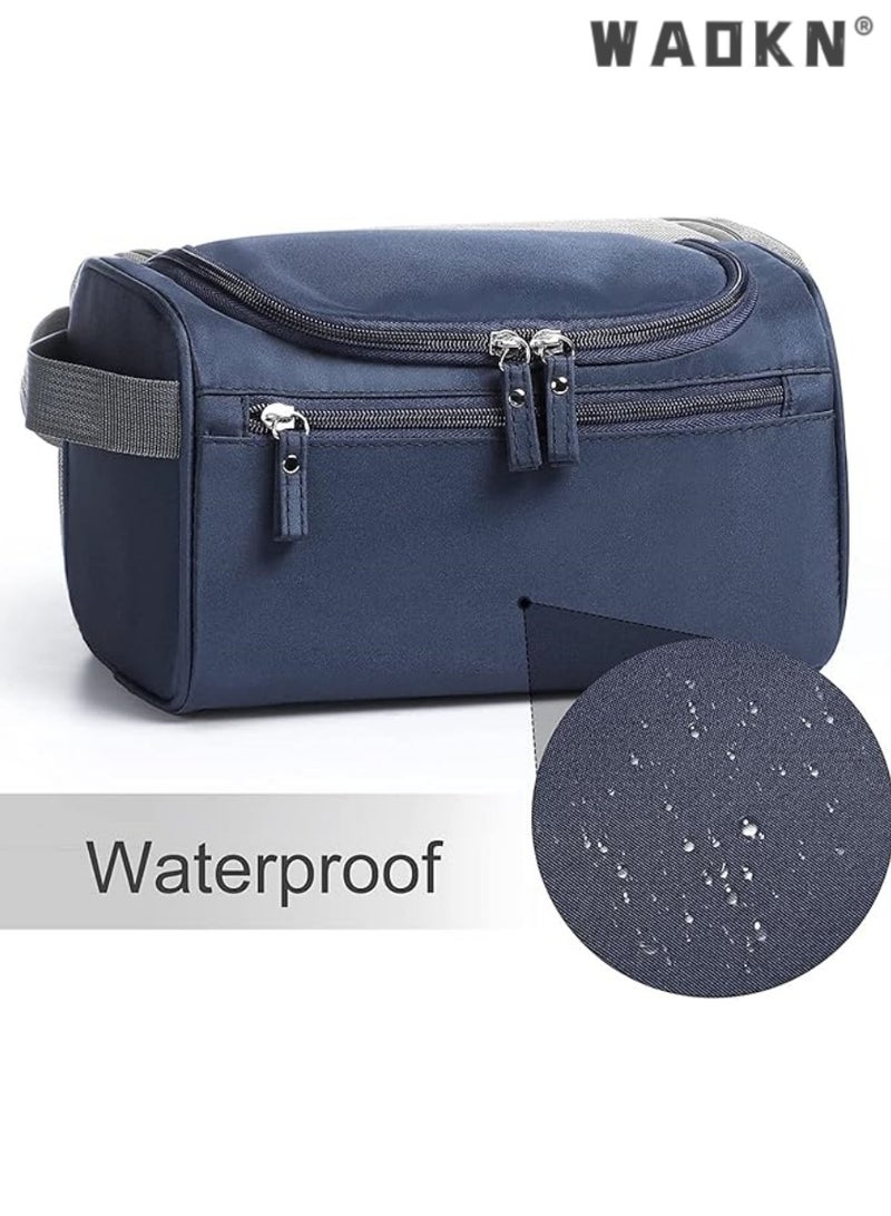 دبليو أيه أو كي أن الرجال والنساء ماء الشنق حقيبة - قسط النايلون حقيبة السفر مع مقصورات واسعة من مستحضرات التجميل ، الضروريات ، وغسل الملابس والاكسسوارات - Image 5