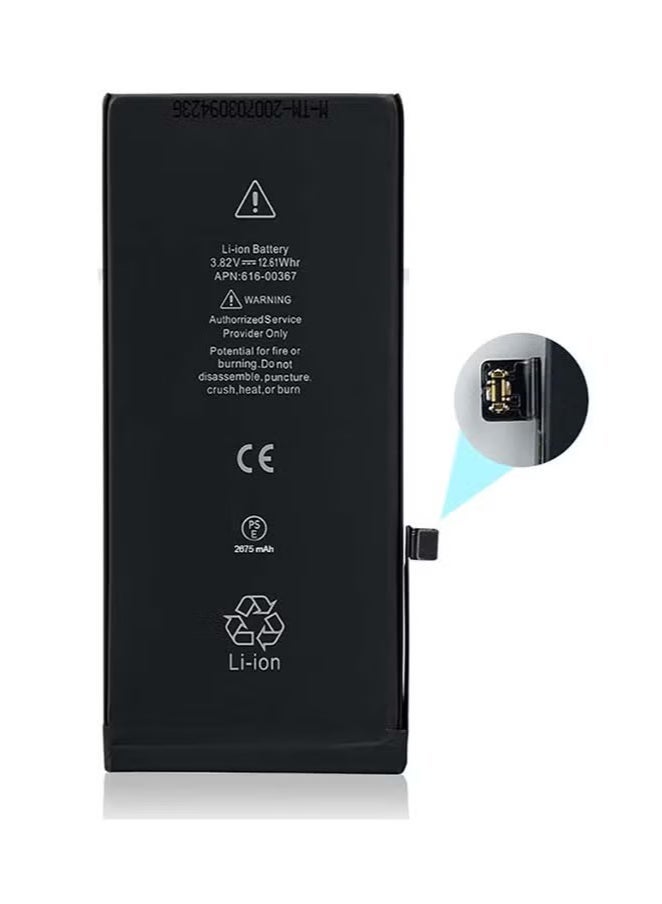 Captaintech 2675.0 mAh Replacement Battery For Apple iPhone 8 Plus Black - Image 1