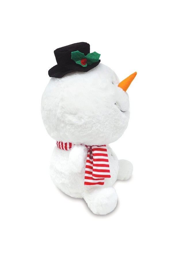 كادل بارن رجل ثلج لطيف | رجل ثلج متحرك يغني في عطلة عيد الميلاد المجيد، لعبة محشوة من القطيفة تغني Let It Snow، 10 بوصات - Image 4