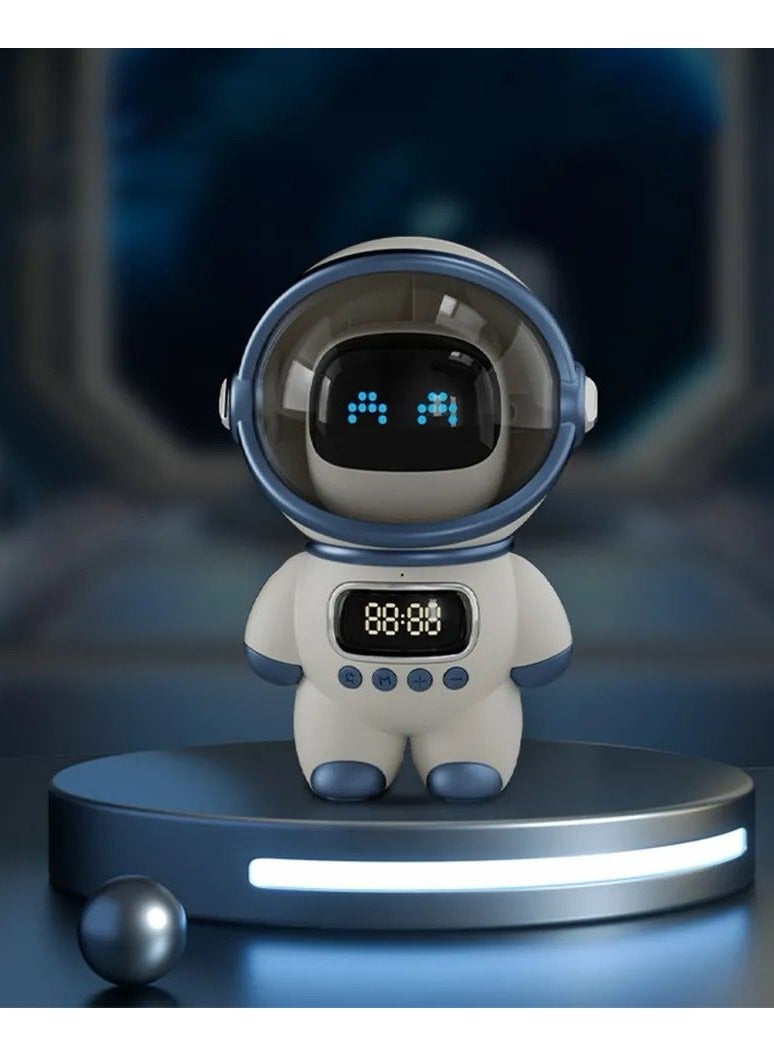 Speake Multi Use Music Speaker Clock Display Durable for Bedroom Multicolor - Image 1