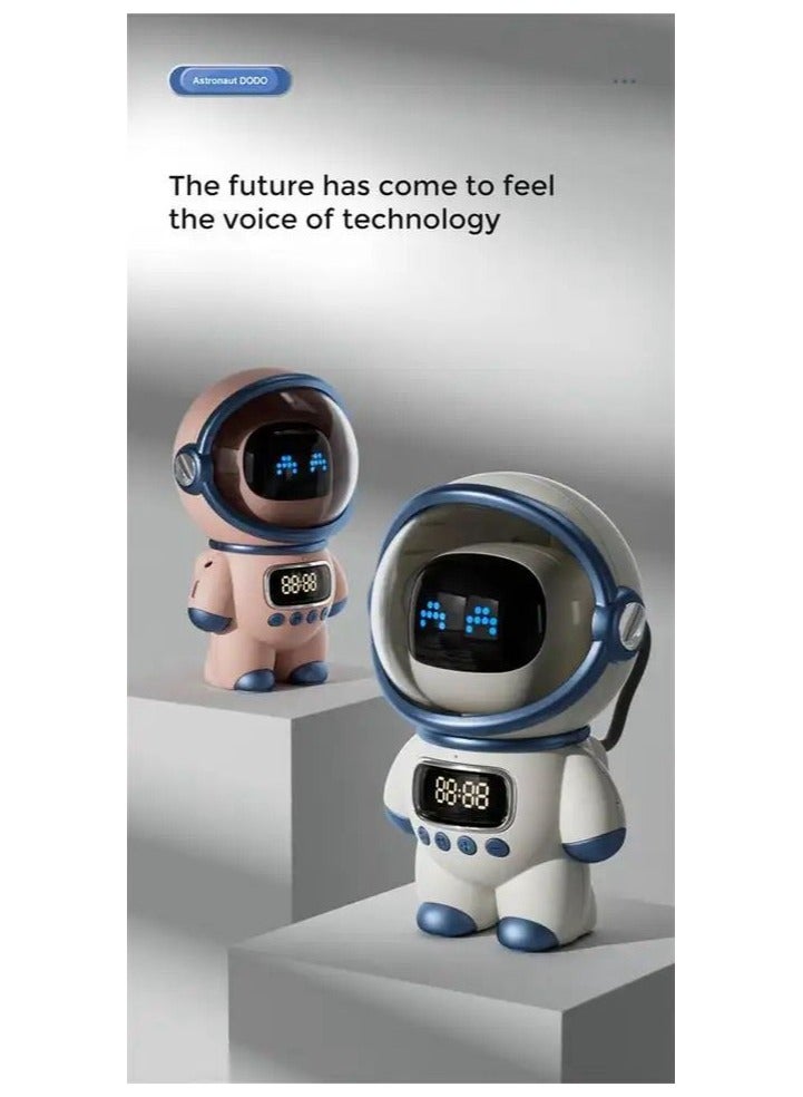 Speake Multi Use Music Speaker Clock Display Durable for Bedroom Multicolor - Image 2