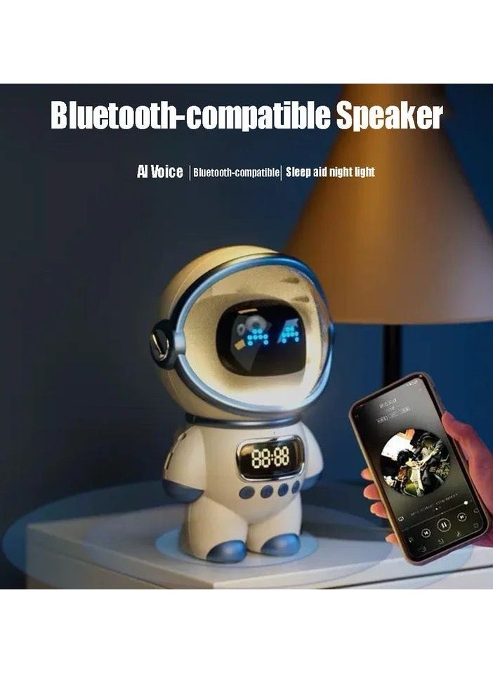 Speake Multi Use Music Speaker Clock Display Durable for Bedroom Multicolor - Image 3