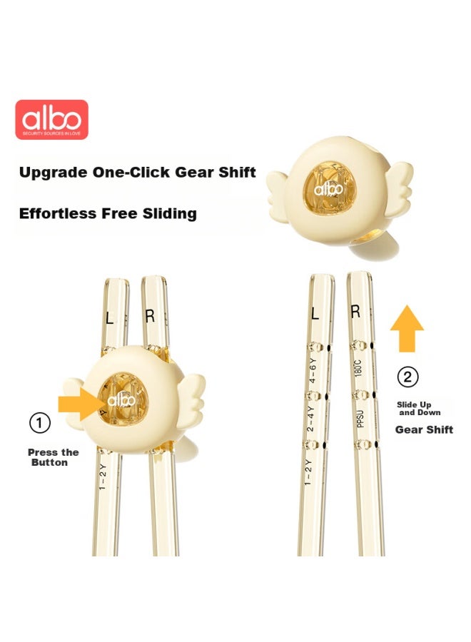 Albo Children'S Training Chopsticks 2-3-6 Years Old Tiger Mouth Learning Chopsticks Two-Stage Ppsu Baby Household Children'S Tableware - Image 3