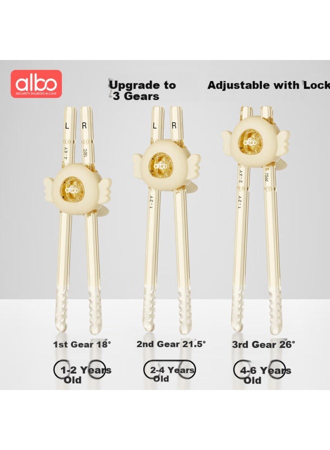 Albo Children'S Training Chopsticks 2-3-6 Years Old Tiger Mouth Learning Chopsticks Two-Stage Ppsu Baby Household Children'S Tableware - Image 2