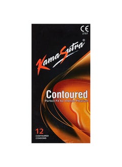 Kamasutra Contoured Condoms- 12 Pack 