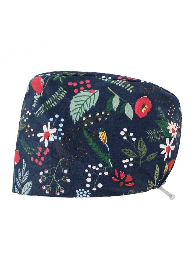NIBEMINENT Unisex Scrub Hats Surgical Hats Printed Medical Nurse Operating Room Caps Women Pet Grooming Nursing Hats Sanitary Cap