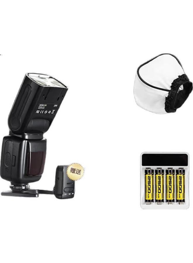 Sidande Fk300Ii Universal On-Camera Flash Photography Fill Light Compatible With Canon Nikon Sony Dslr Cameras Hot Shoe Flash Nickel Metal Hydride Battery Kit - Image 1