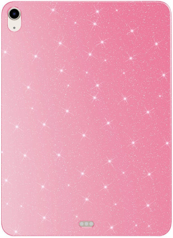 BBS Teknoloji Grup - BBS Technology Group Apple iPad Air 10.9 2020 (4th Generation) Glitter Shiny Look Zore Tablet Cotton Case-Pink - Image 1