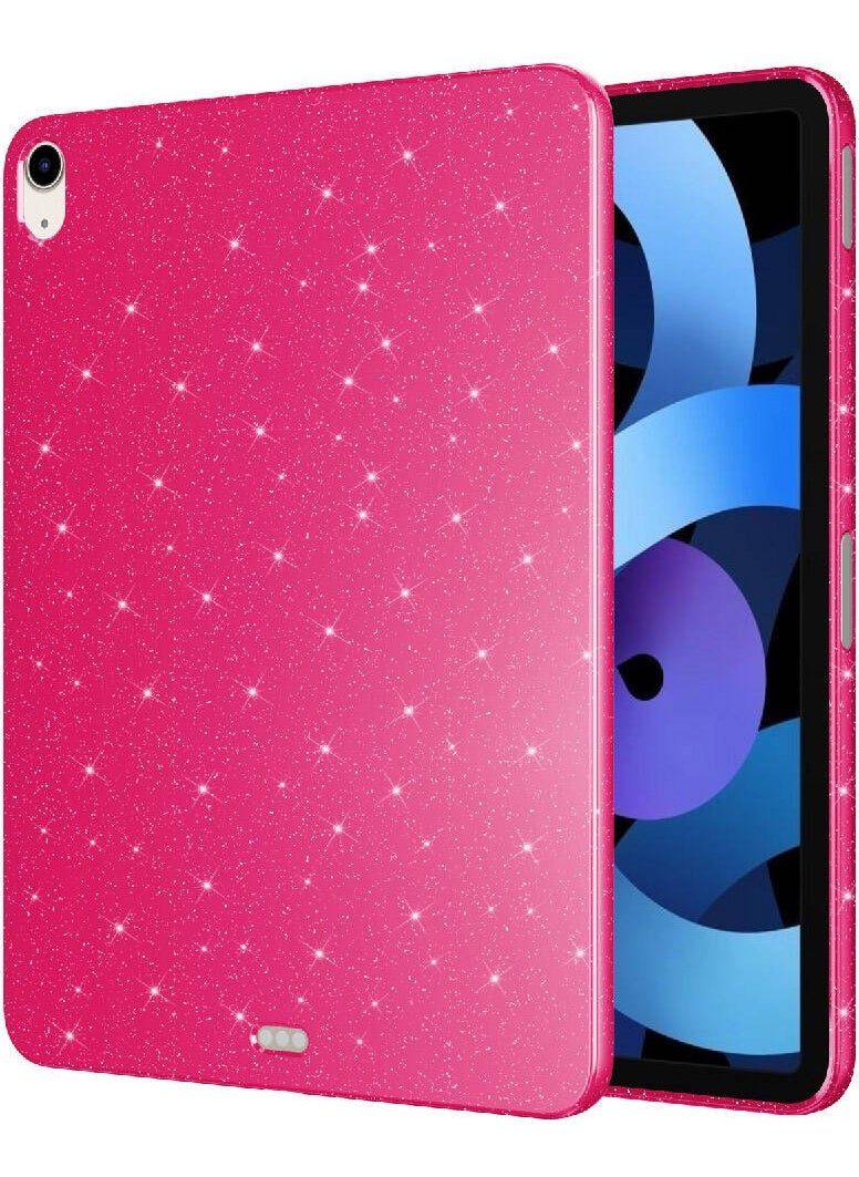 BBS Teknoloji Grup - BBS Technology Group Apple iPad Air 10.9 2020 (4th Generation) Glitter Shiny Look Zore Tablet Cotton Case-Pink - Image 1