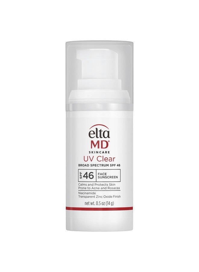 EltaMD UV Clear Face Sunscreen SPF 46, Oil Free Sunscreen with Zinc Oxide, Dermatologist Recommended, 0.5 oz - Image 1