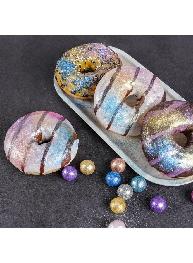 NiHome Edible Food-Grade Glimmer Powder Glitter Luster Dust Metallic Food Decorating Sprinkle Glimmery Dust for Drink Wine Beverage Cake Candy Dessert Bakery Restaurant Vegan (0.18oz/5g, Teal) - Image 5