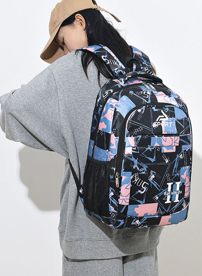 جوي شيك حقيبة ظهر أكسفورد للسفر والأعمال، حقيبة كتب مقاومة للماء وجيدة التهوية، حقيبة مدرسية كبيرة السعة للطلاب المتوسطين والثانويين، متعددة الألوان - Image 1