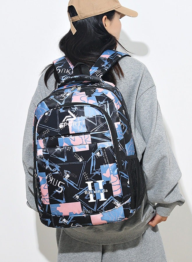 جوي شيك حقيبة ظهر أكسفورد للسفر والأعمال، حقيبة كتب مقاومة للماء وجيدة التهوية، حقيبة مدرسية كبيرة السعة للطلاب المتوسطين والثانويين، متعددة الألوان - Image 2