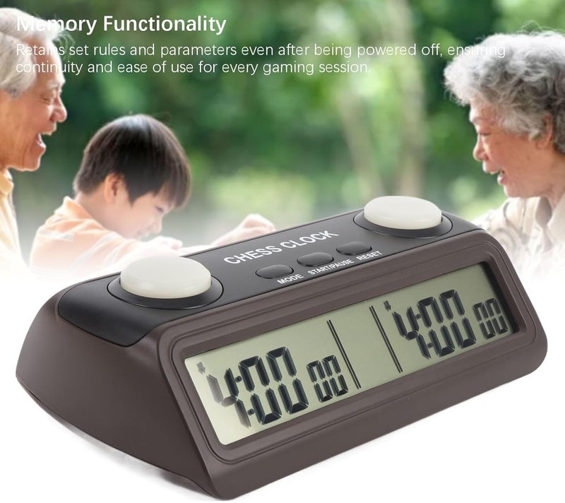 Digital Chess Timer Versatile Clock for Board Games - Image 2