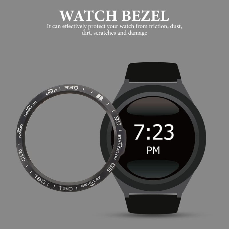 حلقة إطار واقية من الفولاذ المقاوم للصدأ لساعة Garmin 6X مضادة للخدش فضي - Image 3