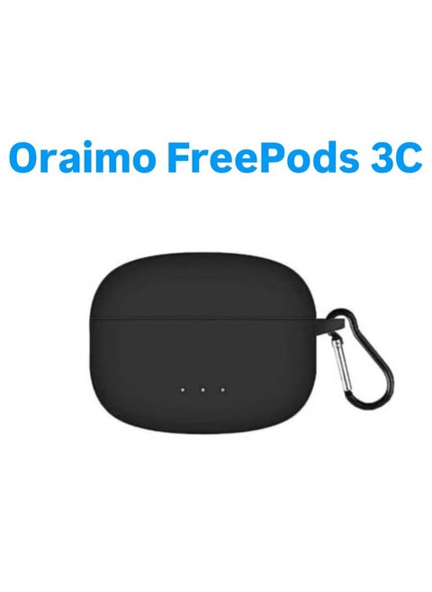 Silicone Case for Oraimo Freepods 3C - Black