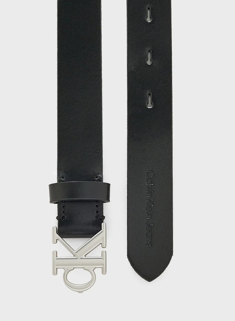Calvin Klein Jeans Monogram Allocated Hole Belt
