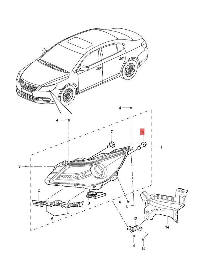 Loquat Xenon Headlight Bulb Replacement For Buick New Lacross/New Regal/GL8S/CTS - Image 4