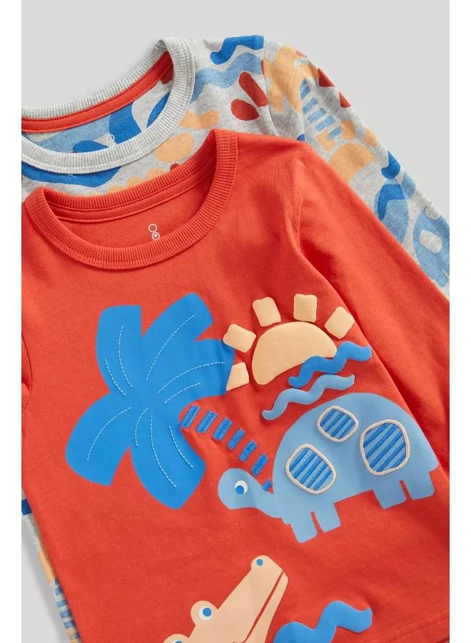 mothercare 2 Pack Beach Animal Pyjamas